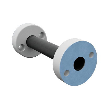 Water pipe connecting pumphousing. Plastic PE
