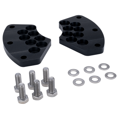 Set of valve ball guides