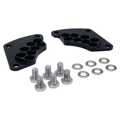 Set of valve ball guides