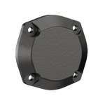 Bearing cover closed. Non-drive end
