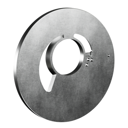 Flow plate complete left