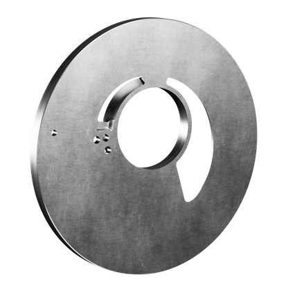 Flow plate complete right