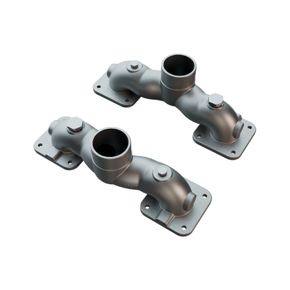 Set of manifolds for pipe connection