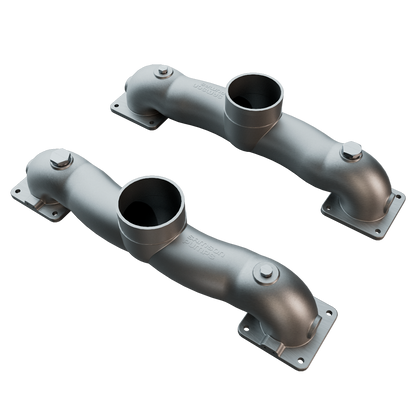 Set of manifolds for pipe connection