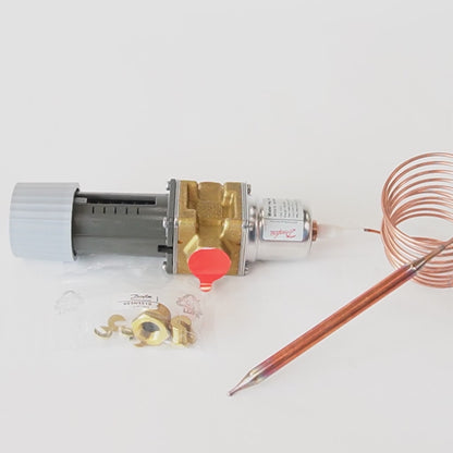 Thermostatic operated water valve
