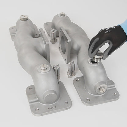 Set of manifolds for 4way valve